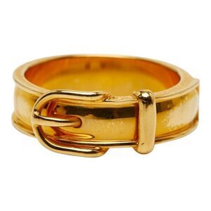 Hermes Suntulle Belt Motif Gold Plated Women's Hermes